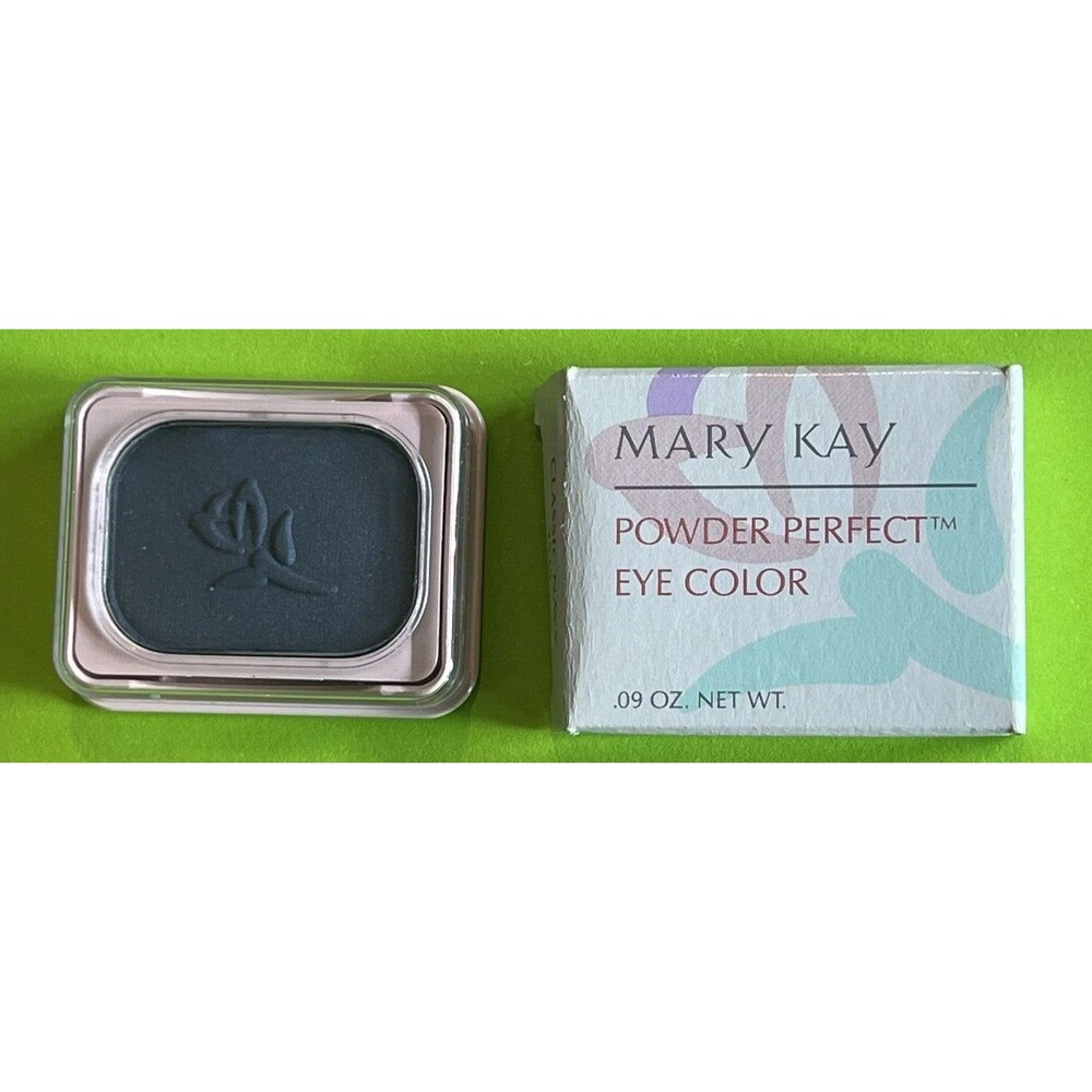 Mary Kay Powder Perfect Eye Color  CLASSIC NAVY #3515~NOS~New In Box .09 OZ